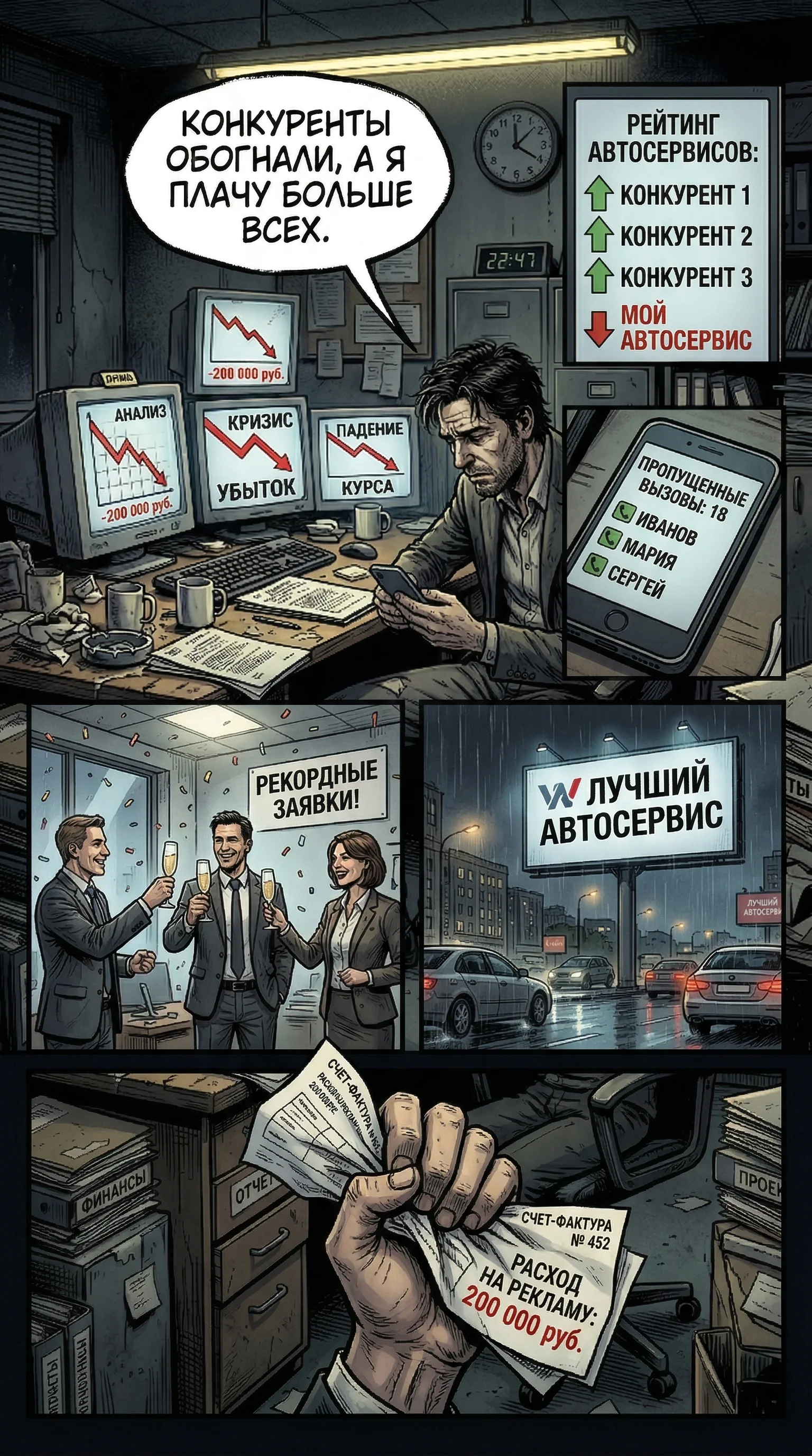 Обострение: конкуренты обогнали, а расходы на рекламу только растут