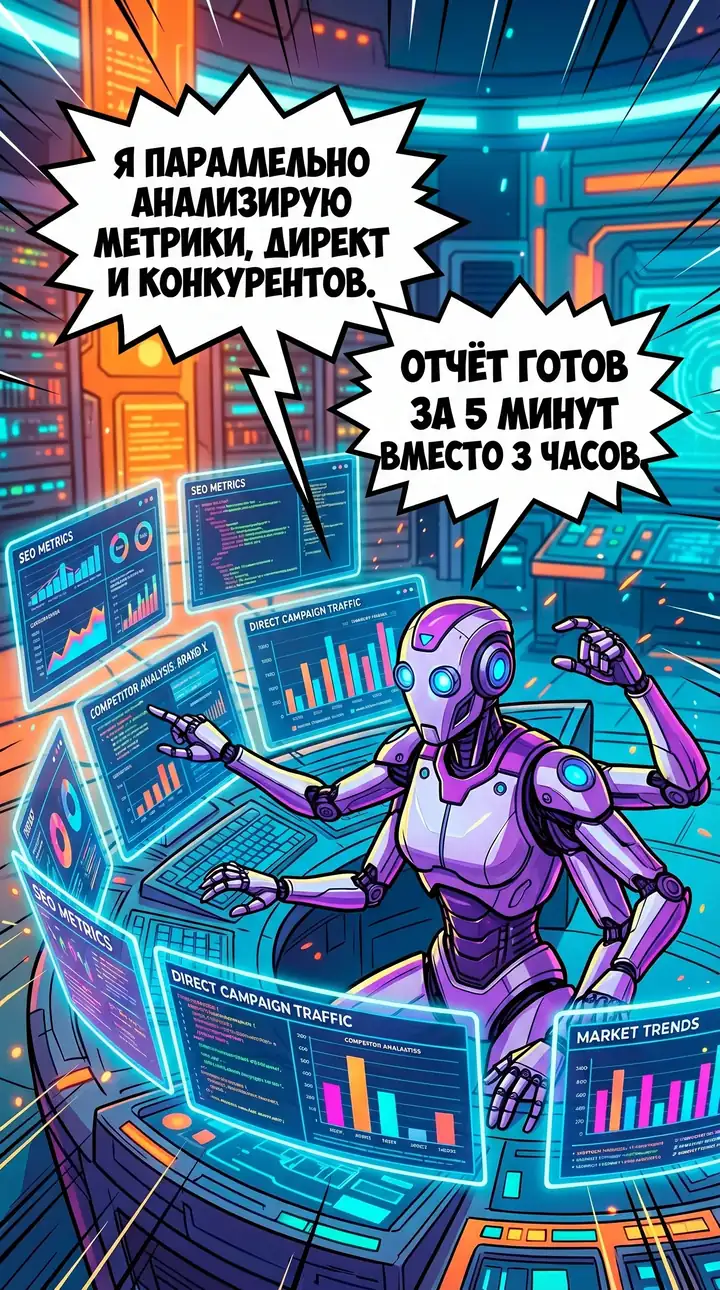 Комикс 3: параллельная работа